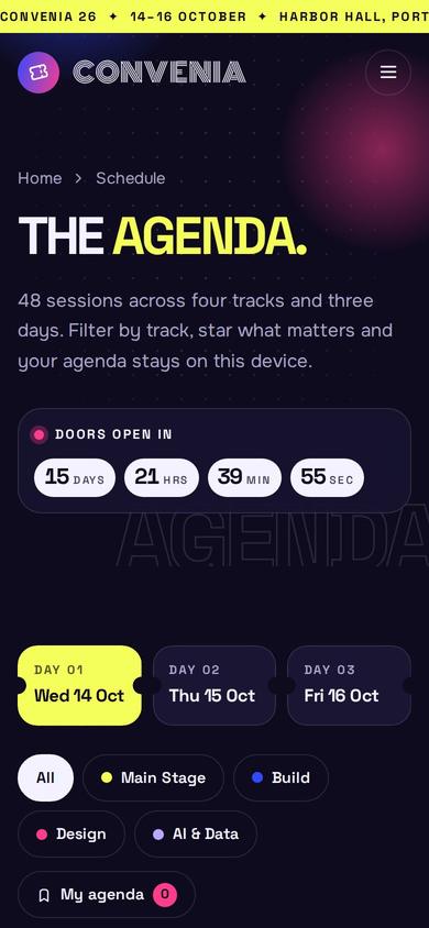 Convenia on mobile